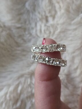 Clip Rhinstone Earrings